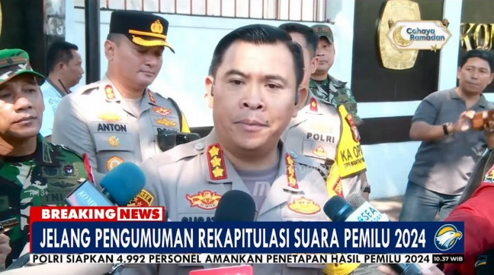 Polisi Menjamin Keamanan Pengumuman Pemilu walau Diwarnai Demonstrasi