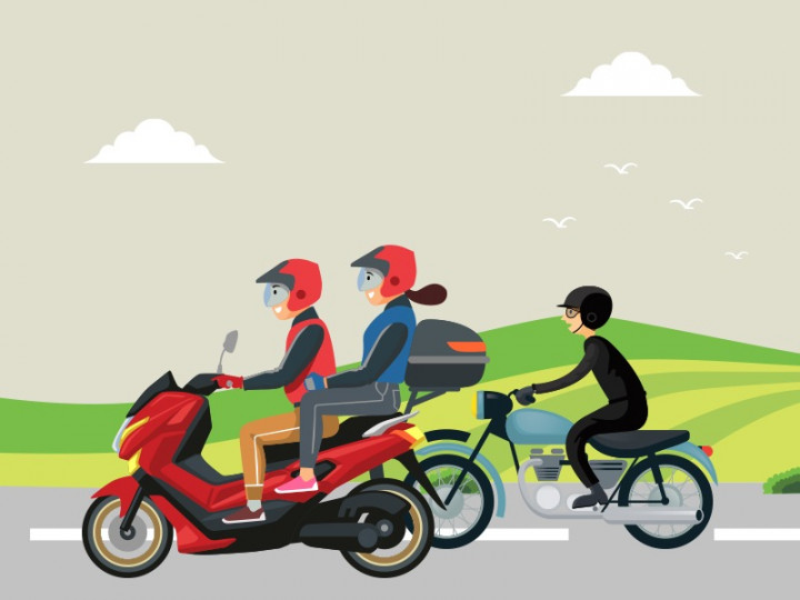 Usir Kantuk Saat Berkendara Motor di Bulan Ramadan