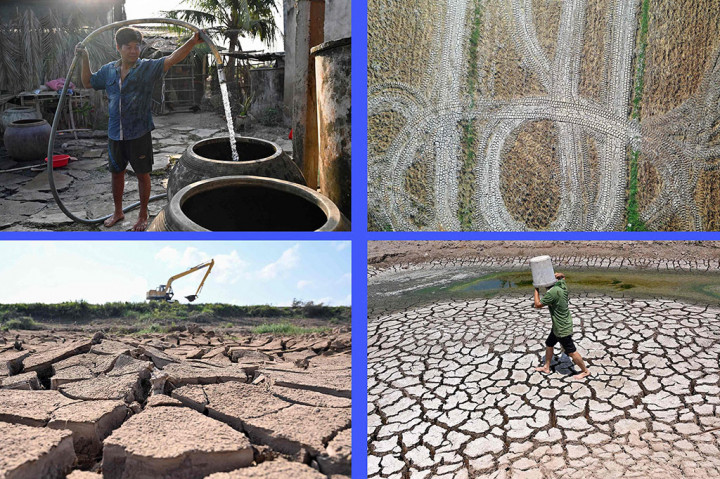 Kekeringan, Petani Vietnam Kesulitan Peroleh Air Bersih