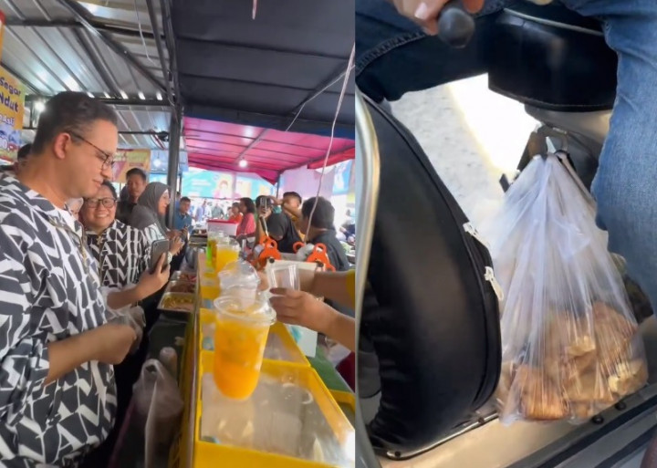 War Takjil di Benhil Bareng Cak Imin, Anies Bawa Pulang Gorengan sampai Es Buah