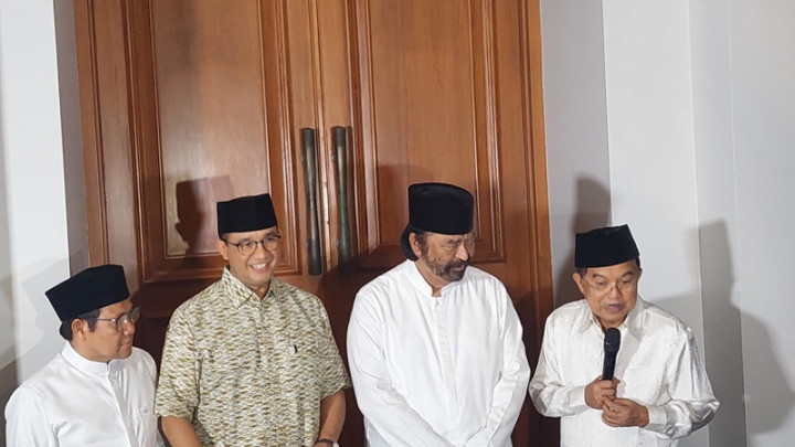 Anies-Muhaimin, Surya Paloh, dan JK Bukber, Ini yang Dibahas