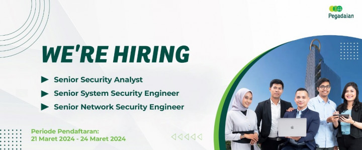 Pegadaian Kembali Membuka Lowongan Kerja di Bidang IT