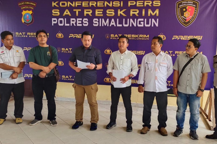 Satreskrim Polres Simalungun Verifikasi Legalitas Kayu dalam Tiga Angkutan Truk