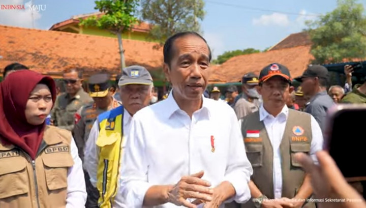 Presiden Jokowi Sebut Hujan Ekstrem jadi Penyebab Jebolnya Tanggul Wulan Demak