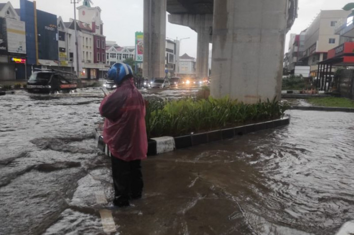 Sejumlah Ruas Jalan di Jakut Banjir, Rekayasa Lalu Lintas Dilakukan