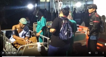 Ruangan Rusak Terdampak Gempa, Ratusan Pasien RS Unair Surabaya Dievakuasi