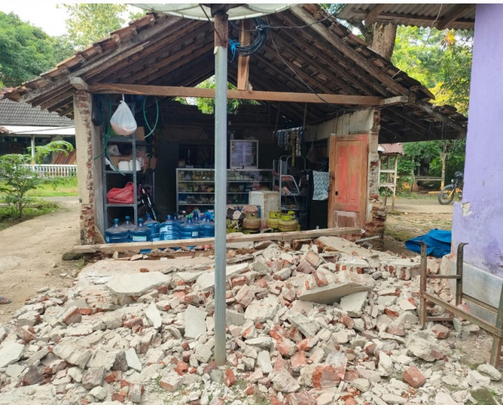 BNPB Catat 58 Kali Gempa Susulan di Tuban