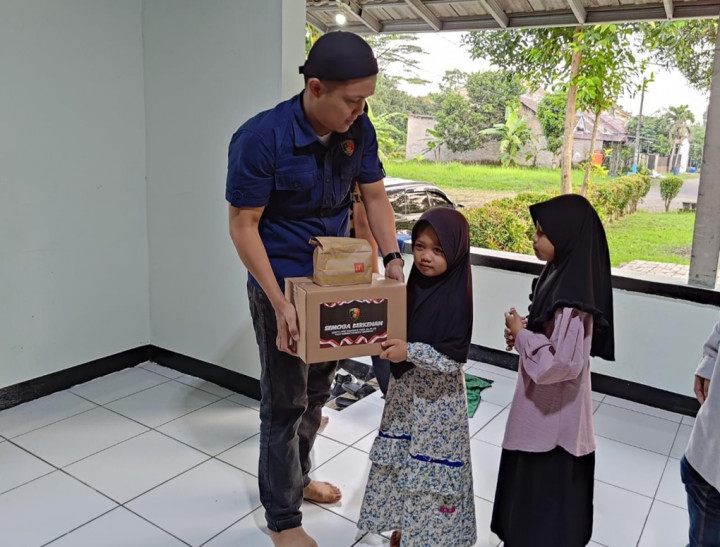 Baksos Ramadan, Polresta Tangerang Beri Santunan Anak Yatim