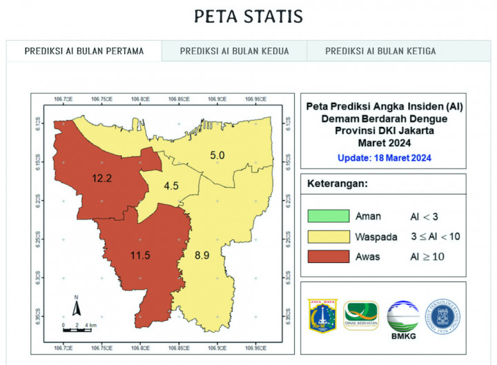 Status Waspada DBD Jakarta hingga Mei 2024