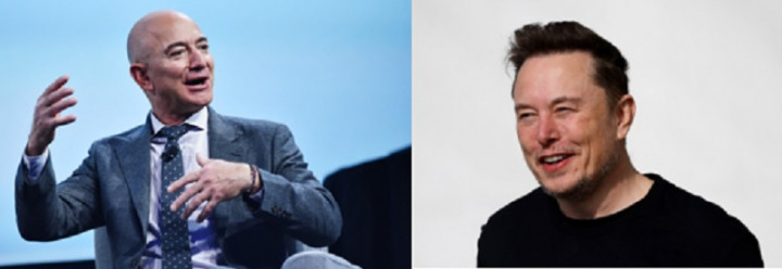 Salip Menyalip Kekayaan Elon Musk vs Jeff Bezos