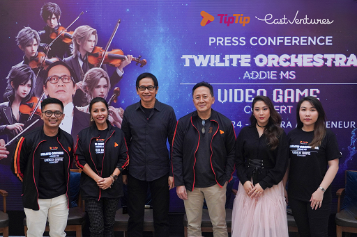 Sejumlah pembicara dalam konferensi pers Pertunjukan Musik simfoni bertajuk 'Video Game Concert'.  (Foto: Dok. Istimewa)