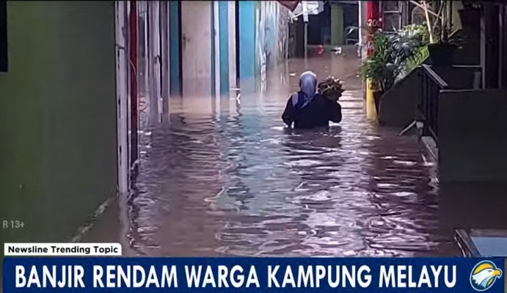 Kali Ciliwung Meluap, Kampung Melayu Kebanjiran