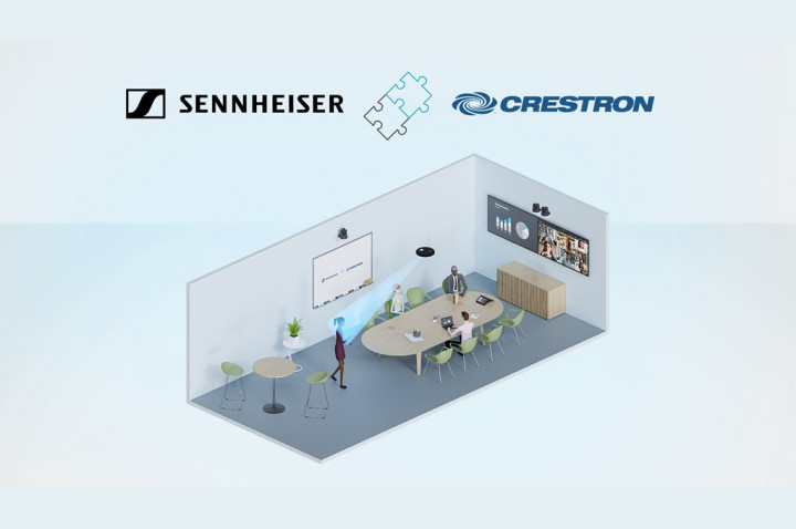Sennheiser Umumkan Dukungan Crestron Automate VX di TeamConnect Ceiling Medium