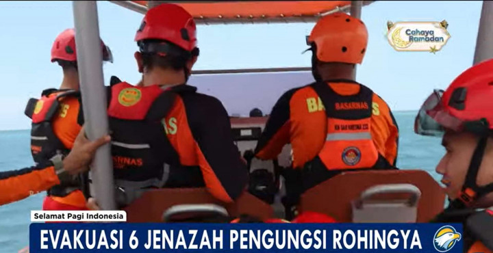 6 Jenazah Pengungsi Rohingya Korban Kapal Terbalik Dievakuasi