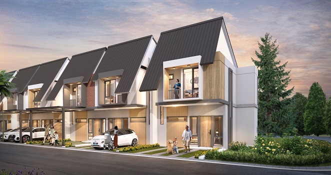 Rumah Tapak Tahap II Synthesis Huis ala Skandinavia Dibangun