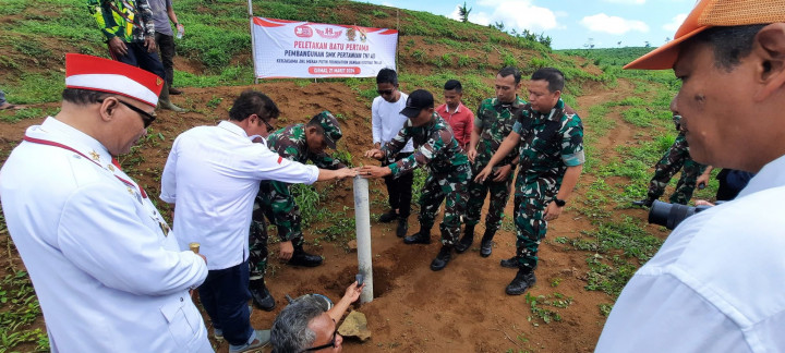 TNI AD dan Yayasan JHL Merah Putih Kasih Bangun SMK Pertanian di Sukabumi