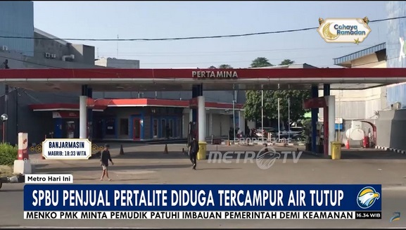 SPBU di Bekasi yang Diduga Campur Pertalite dan Air Tutup Sementara