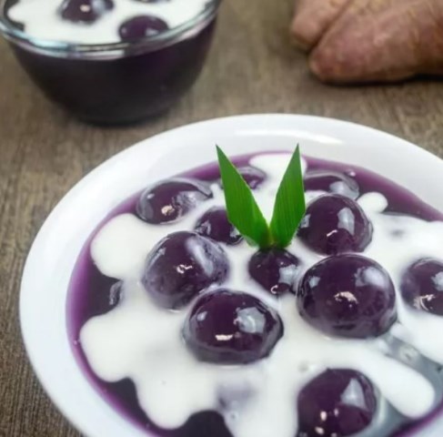 Yuk, buat resep biji kolak dari ubi ungu. Si manis kenyal yang cocok untuk buka puasa. (Foto: Dok. Endeus TV)