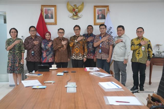 Audiensi program Free TBC at Workplaces ke Menkes di Kemenkes RI. (Foto: Dok. Istimewa)