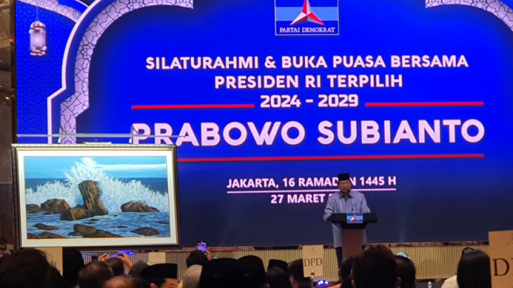 Prabowo Bakal Pajang Lukisan dari SBY di IKN Nusantara