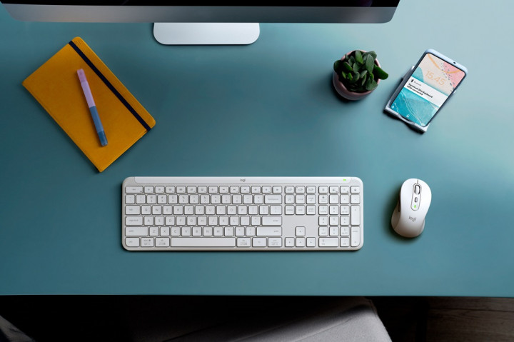Logitech Rilis Keyboard Wireless Dukung Kenyamanan dan Estetika Meja Kerja