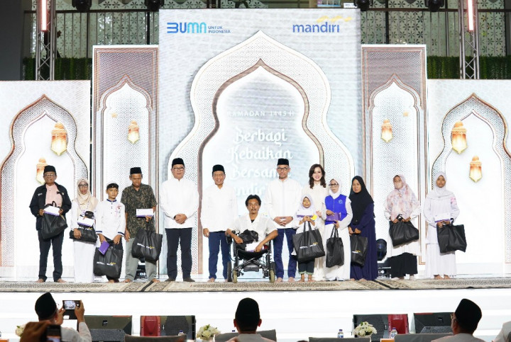Tebar Berkah Ramadan 1445 H, Mandiri Group Santuni 57 Ribu Anak Yatim dan Duafa