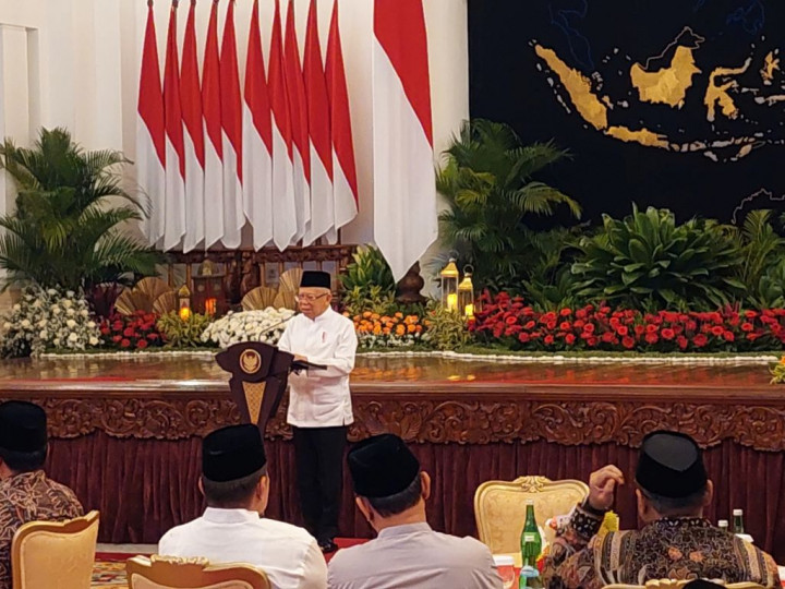 Beri Tausiyah saat Bukber Kabinet, Begini Pesan Ma'ruf Amin