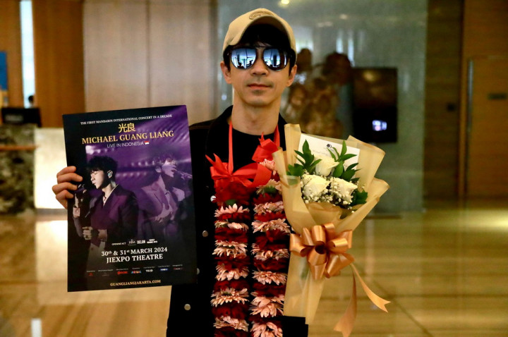 Tiba di Jakarta, Michael Guang Liang Tak Sabar Konser Akhir Pekan Ini