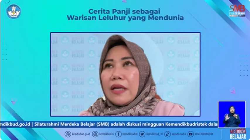 Direktur Pengembangan dan Pemanfaatan Kebudayaan, Irini Dewi Wanti. DOK YouTube Kemdikbud RI
