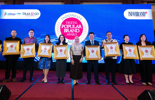 Para pemenang penghargaan Indonesia Digital Popular Brand 2024.  (Foto: Dok. Istimewa)