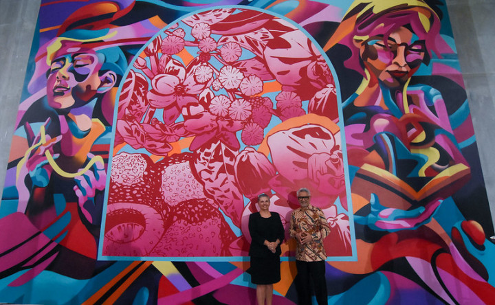 Mural Seniman Indonesia-Australia Hiasi Perayaan 75 Tahun Hubungan Diplomatik