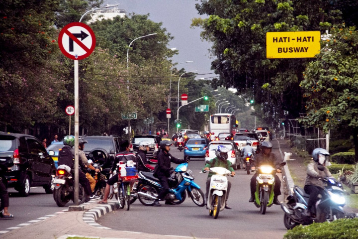 Selama 4 Hari, 366 Kendaraan Lawan Arah Ditilang