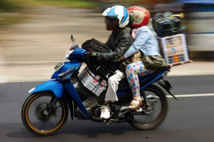 Tak Selalu Ditilang, Ini Sanksi Pemudik Sepeda Motor yang Bawa Barang Berlebih