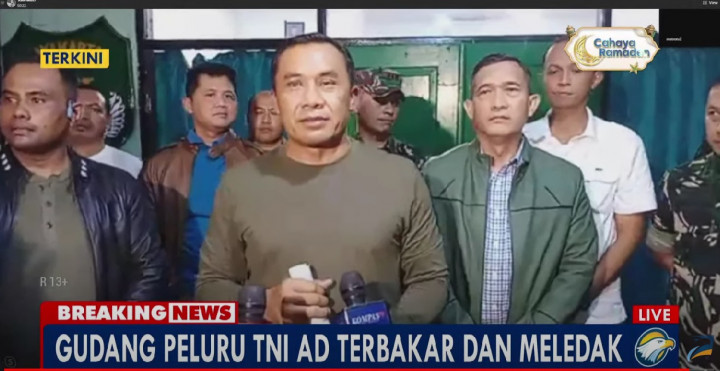 Gudang Yon Armed Kodam Jaya yang Meledak Simpan Amunisi Kedaluwarsa