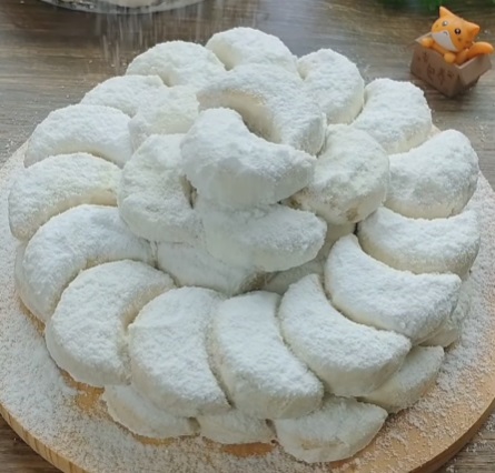 Kue putri salju, foto: Instagram @resepabi_