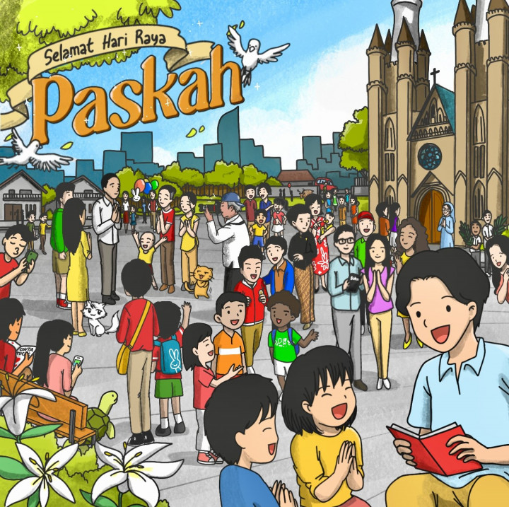 Ucapkan Selamat Paskah, Jokowi: Semoga Memberi Kedamaian dan Kebaikan