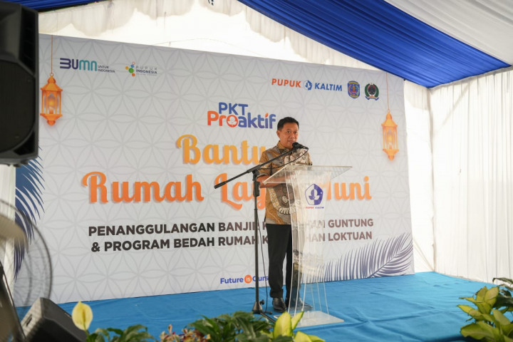 Bantu Kesejahteraan Masyarakat, Pupuk Kaltim Rogoh Rp630 Juta Bangun Rumah Layak Huni