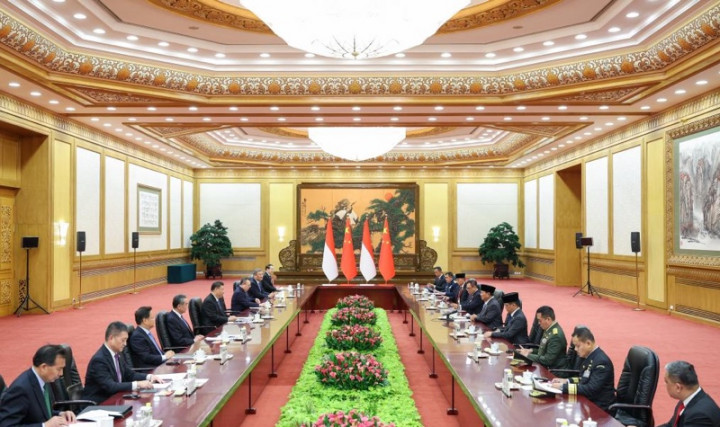 Prabowo Temui Xi Jinping, Bahas Berbagai Masalah Bilateral RI-Tiongkok