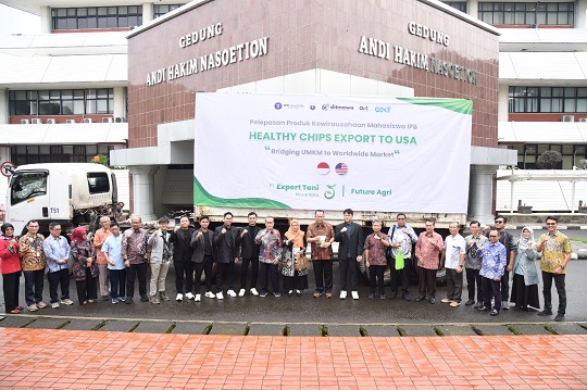 Perjalanan Future Agri IPB Ekspor Healthy Chips ke Berbagai Negara