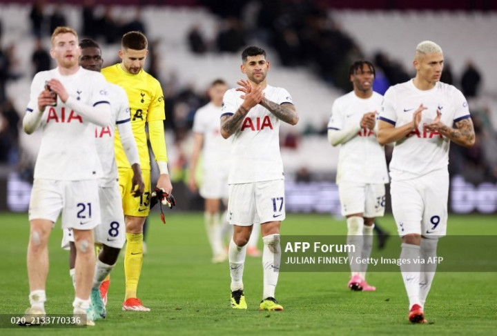 Liga Inggris: Imbang Lawan West Ham, Spurs Gagal ke Empat Besar