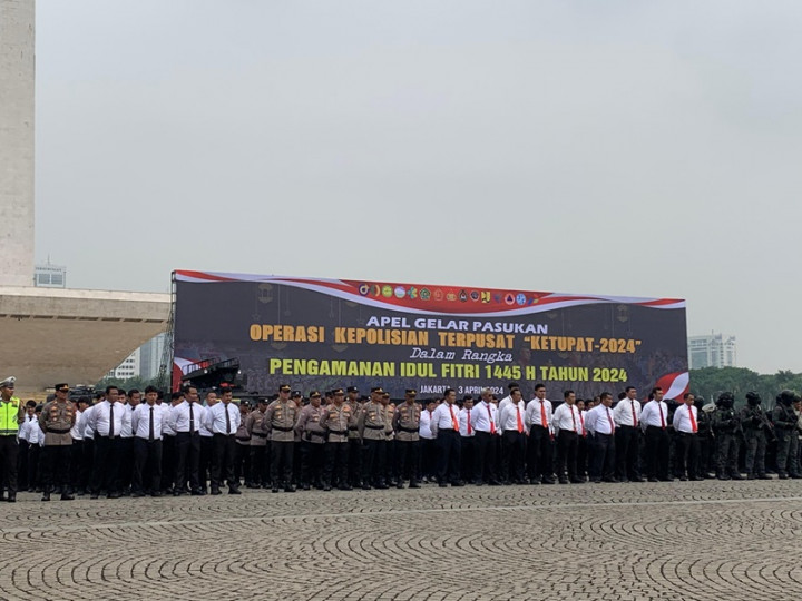 Kapolri Cek Pasukan Jelang Operasi Ketupat 2024