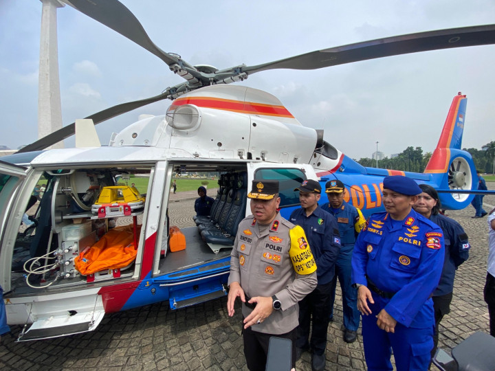 Mudik 2024, Polri Kerahkan 2 Helikpoter untuk Ambulans Udara