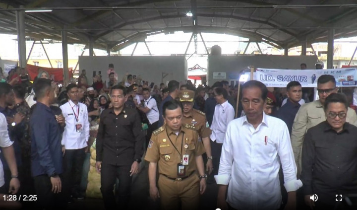 Presiden Pastikan Harga Bahan Pokok di Merangin Jambi Stabil