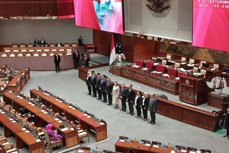 DPR menyetujui 7 calon anggota LPSK periode 2024-2029. Foto: Medcom.id/Fachri.