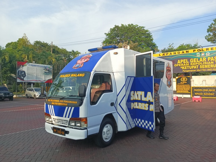 Polres Malang Siagakan Pos Bergerak Pantau Mudik Lebaran
