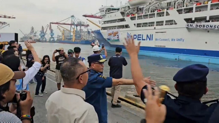 2.037 Peserta Mudik Gratis Diberangkatkan dengan Kapal Laut dari Pelabuhan Tanjung Priok