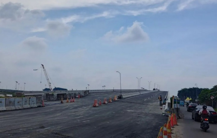 Polresta Bandara Soetta Terapkan Rekayasa Lalin di East Flyover