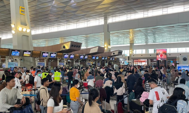 184.250 Penumpang Sesaki Bandara Soetta pada H-4 Lebaran