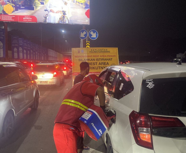 SPBU Portabel Disiapkan Antisipasi Kemacetan Tol Jakarta-Merak