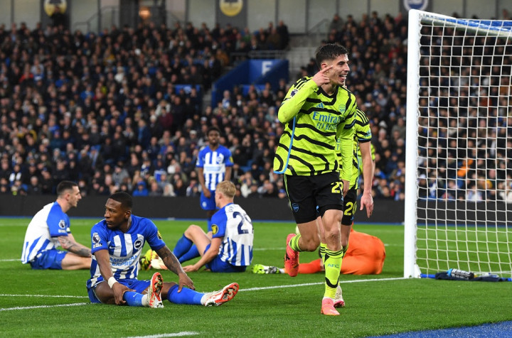 Jinakkan Brighton, Arsenal Puncaki Klasemen